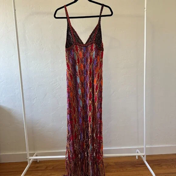 Zara Crochet Midi Dress - Picture 4 of 6